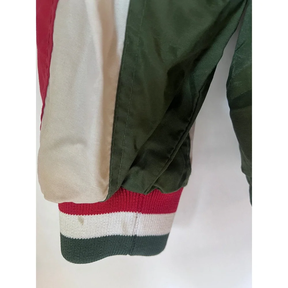 Vintage Pro Player Seattle Sonics NBA‎ Windbreaker Jacket Green Red Mens XL
